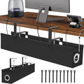 Under Desk Cable Management Tray No Drill, 30 Inch Cord Organizer by Unknown