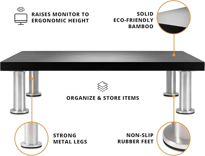 The Original Bamboo Monitor Stand - Image 2