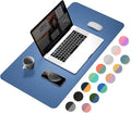 YSAGi Dual-Sided Laptop Desk Mat, 31.5" x 15.7", Waterproof Leather Writing Pad by YSAGi