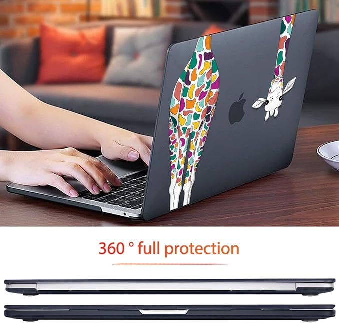 Mektron for MacBook Pro 16 Case A2141 2020 2019 Release, Matte Black Colorful - Image 7