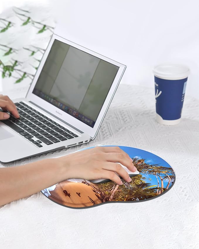 Ergonomic Mouse Pad Wrist Support, Comfortable Mouse Pad Wrist Rest, Relieve - Image 7
