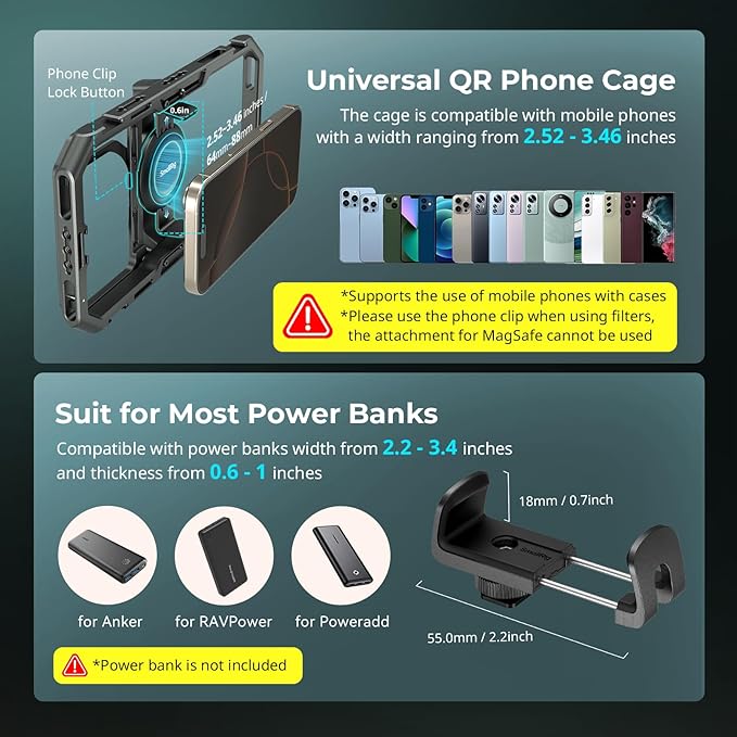 SmallRig x Brandon Li All-in-One Mobile Video Kit, Quick Release Universal - Image 3