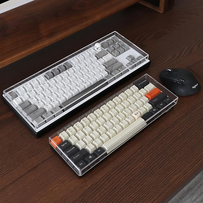 Acrylic Keyboard Dust Cover, 98 Keys Transparent Mechanical Keyboard Protective - Image 2