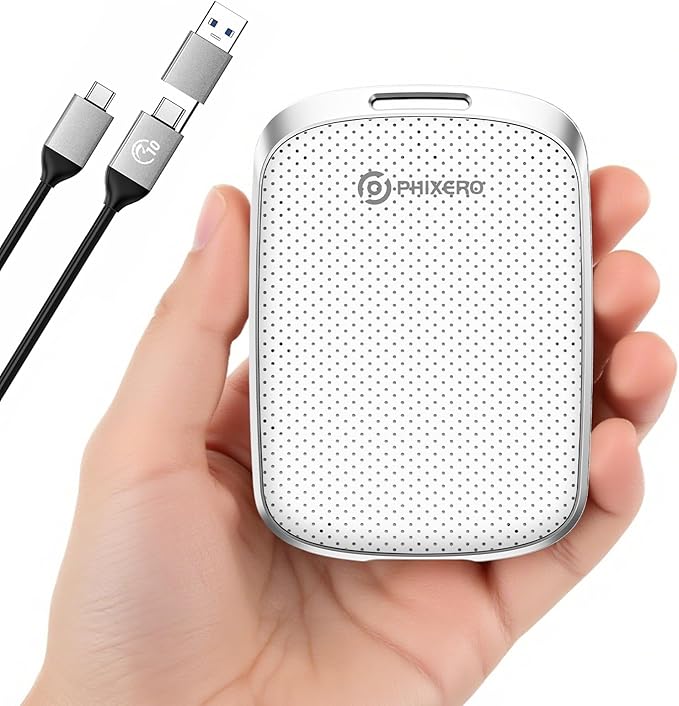 PHIXERO P5PLUS Portable SSD 4TB Up to 550MB/s, USB 3.2 Gen 2 External Solid by ProvidingSolutionsforDataStorage