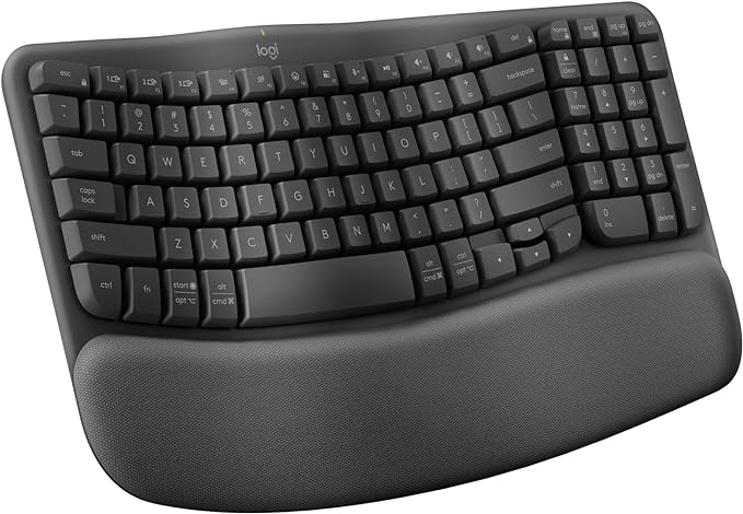 Logitech Wave Keys Wireless Ergonomic Keyboard by Logitech