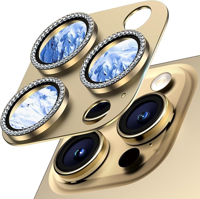Camera Lens Protector for iPhone 16 Pro Max/16 Pro/iPhone 15 Pro Max/15 by WumigooProducts