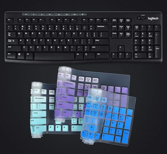 Keyboard Cover for Logitech MK295 MK370 MK270 K270 MK260 Keyboard, MK370 MK295 - Image 6