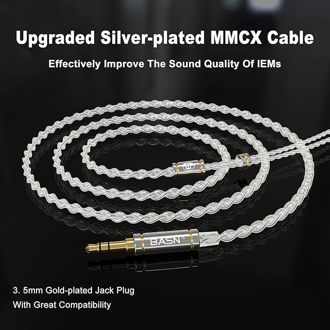 BASN MMCX Triple Driver in-Ear Monitors - Image 5