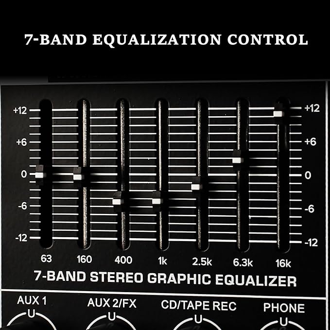 Audio Mixer 6 Channel Professional Mixer Console - Image 4