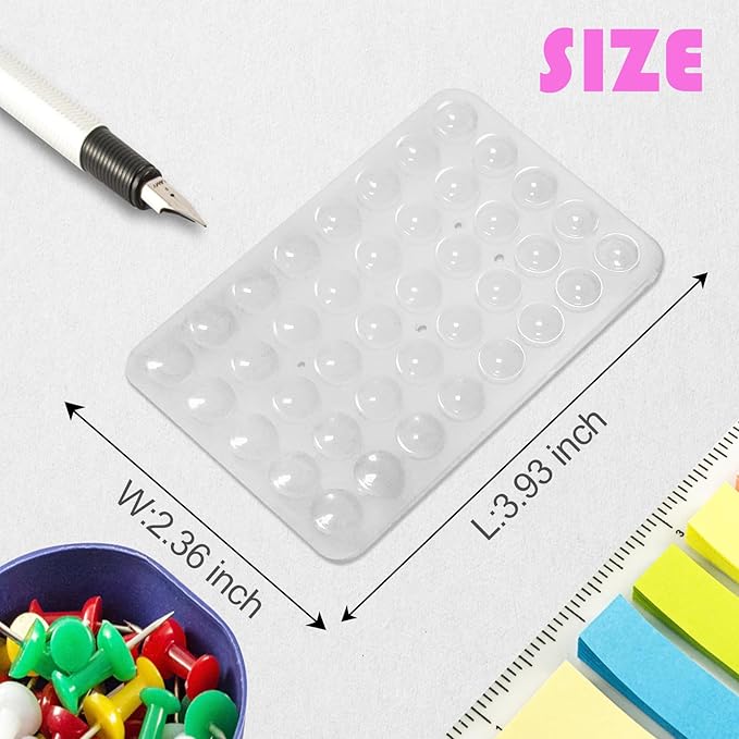 2PACK Silicone Double Sided Suction Phone Case Mount, Detachable Hands Free & - Image 5