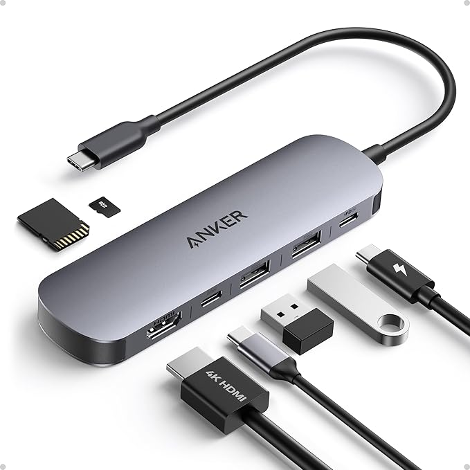 Anker USB C Hub, 7-in-1 Multi-Port USB Adapter by Anker