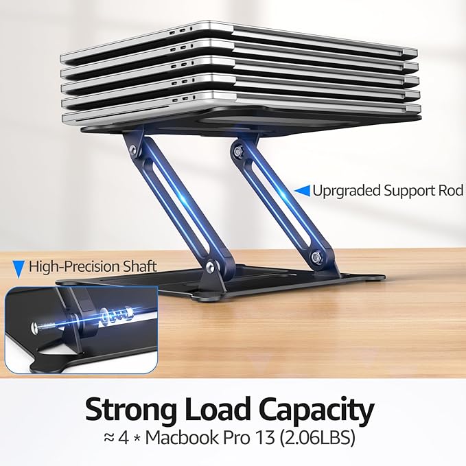 Urmust Laptop Notebook Stand Holder Adjustable Laptop Stand Portable Computer - Image 5