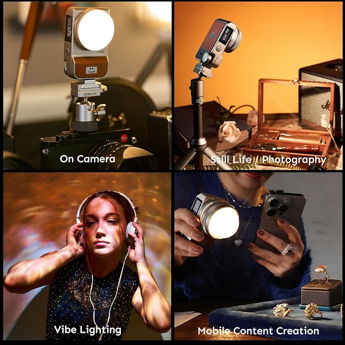 Harlowe Iris Content Creator Lighting Kit 5W Bi-Color Portable LED Light - Image 4