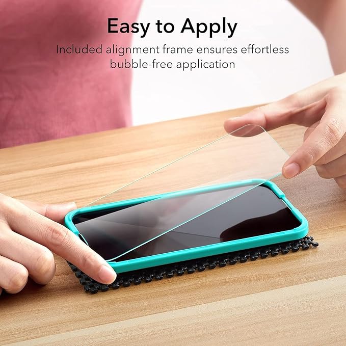 ESR 3 Pack for iPhone 14 Pro Max Screen Protector, Tempered Glass Film - Image 8