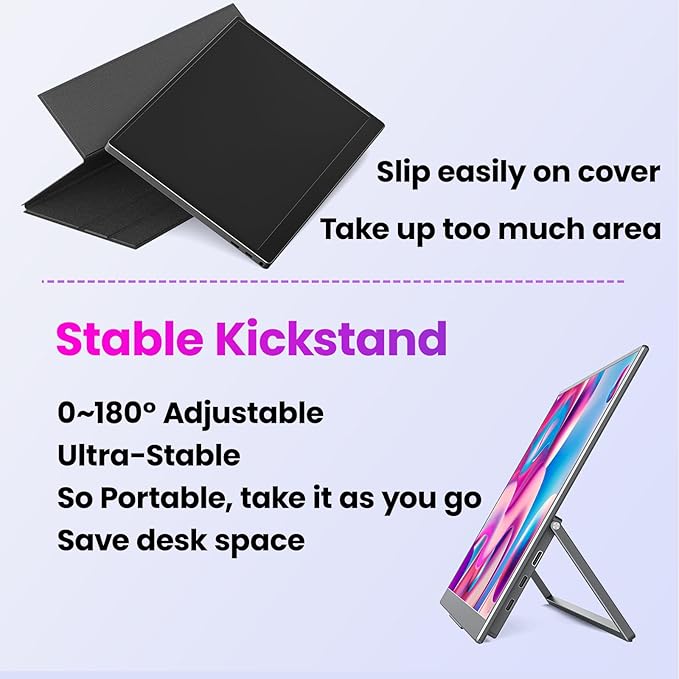 Portable Gaming Monitor 16 Inch QHD 2.5K 2560X1600 16:10 100 Hz 100% sRGB 10 - Image 7