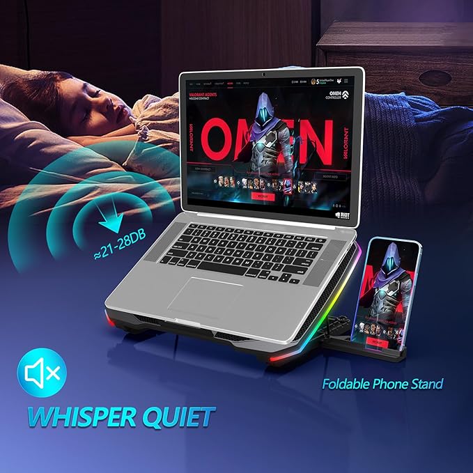 Laptop Cooling Pad, Gaming Laptop Cooler - Image 5