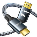 ARISKEEN 8K HDMI Cable 8 FT, 48Gbps High Speed HDMI 2.1 Cable, 8K 60Hz by ARISKEEN