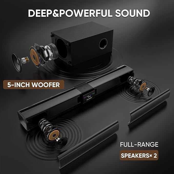 Saiyin Sound Bar for Smart TV - Image 3