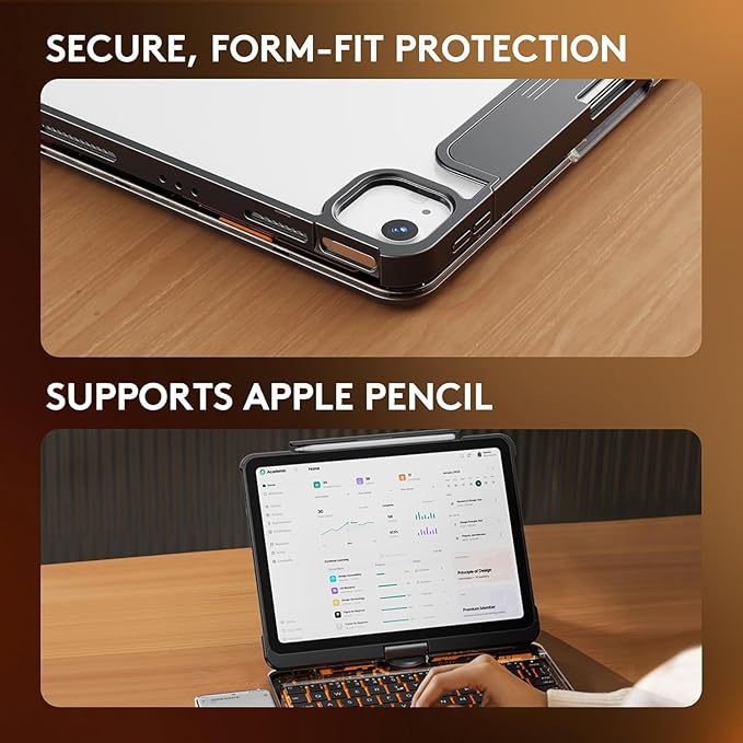 KITONE Transparent Case with Wireless Keyboard - Image 8