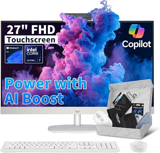 HP 27" All-in-One Desktop Computer by Unknown