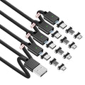 ZBF Magnetic Charging Cable 3A Fast Charging 3 in 1 Magnetic Phone Charger by ZBF