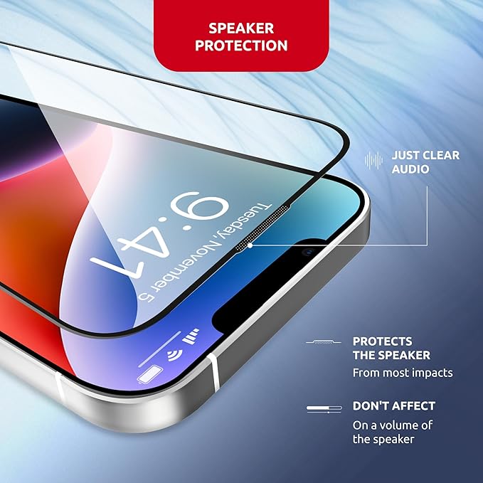 Screen Protector for iPhone 16e/14/13Pro/13 – Full Edge-to-Edge Protection - Image 5