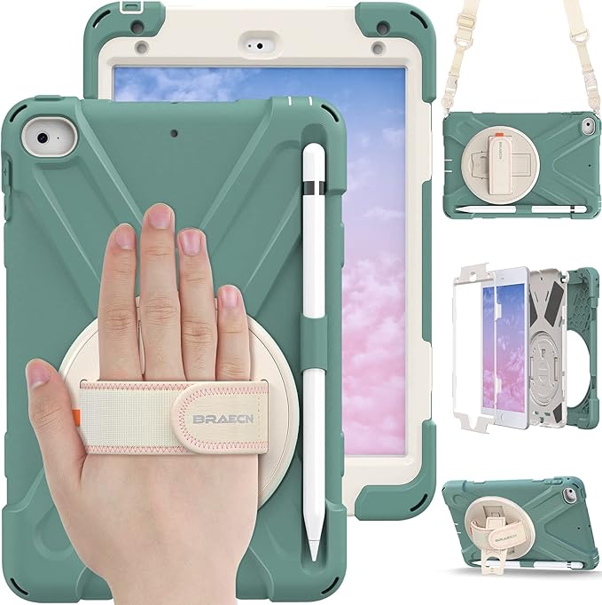 BRAECN iPad mini 5 Case, iPad mini 4 Case, Heavy Duty Shockproof Protective by BRAECN