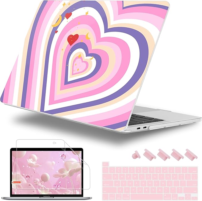 Case for MacBook Pro 13 inch with/Without Touch Bar, Hard Shell + Keyboard by WelcomeViseNewitems