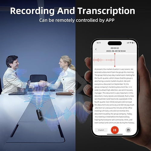 128G Magnetic AI Voice Recorder, Smart Audio Recorder - Image 2
