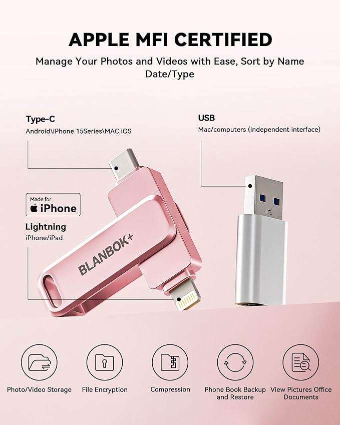 MFi Certified 256GB Flash Drive - Image 2