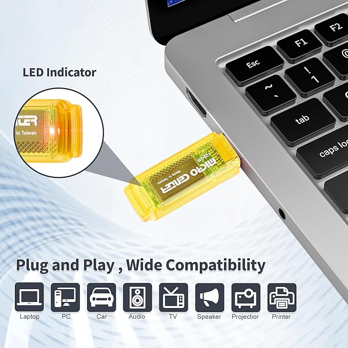 INLAND Micro Center Super Speed 128GB USB 3.0/USB3.1 Gen1 Flash Drive Gum Size - Image 5