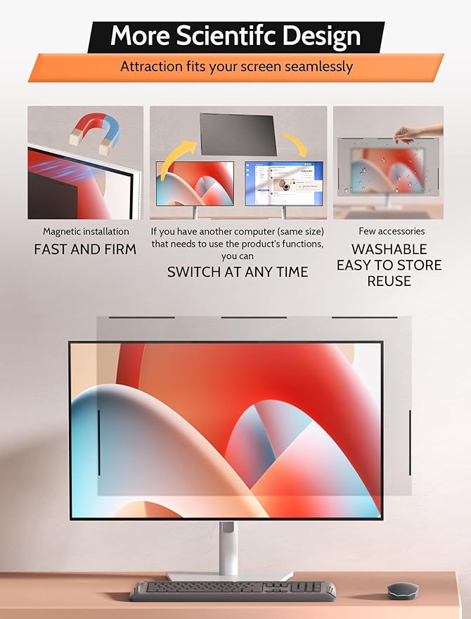 24 Inch 16:9 Magnetic Privacy Screen - Image 5