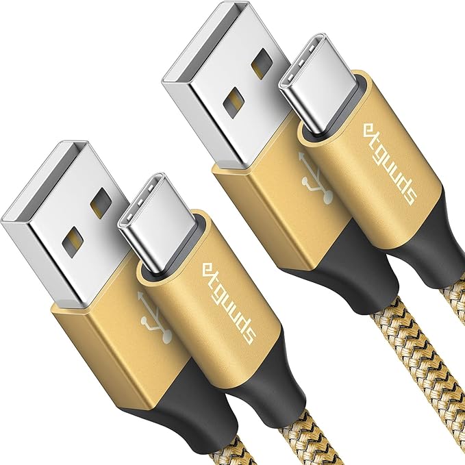 etguuds 4ft USB A to USB C Cable 3A Fast Charging, by etguuds