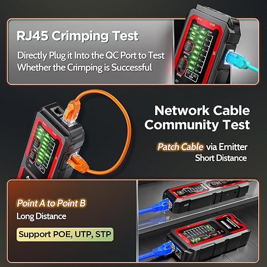 AMPCOM Wire Tracker & Network Cable Tester - Image 5