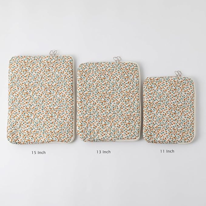 Puffy Laptop Sleeve 13-15.6 Inch Cute Quilted Laptop Protective Case Padded - Image 9