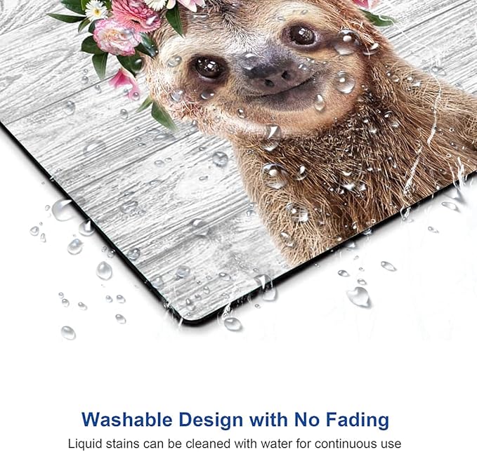 Hokafenle Mouse Pad, Cute Sloth - Image 5