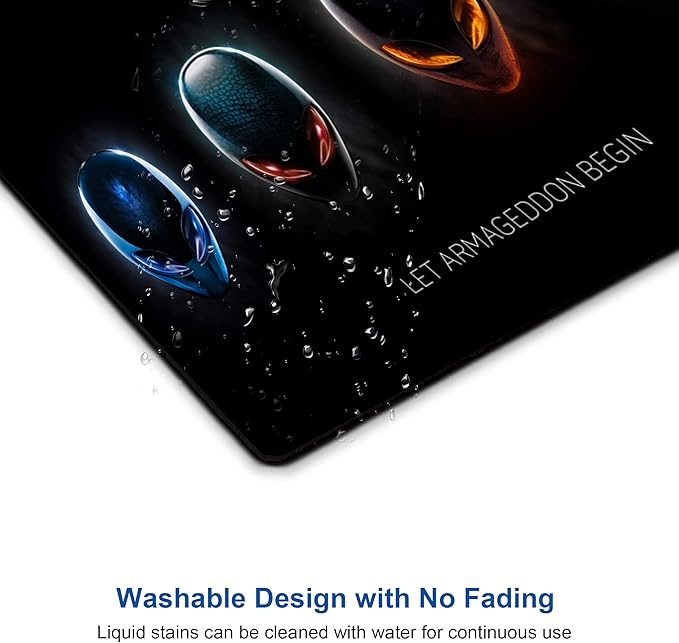 Alien Mouse pad, Personalized Design sci-fi Style Computer Rubber Mouse pad - Image 6