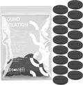 Hudson Hi-Fi 1" Platinum Silicone Isolation Dot, Non-Skid Isolation Feet by HudsonHi-Fi