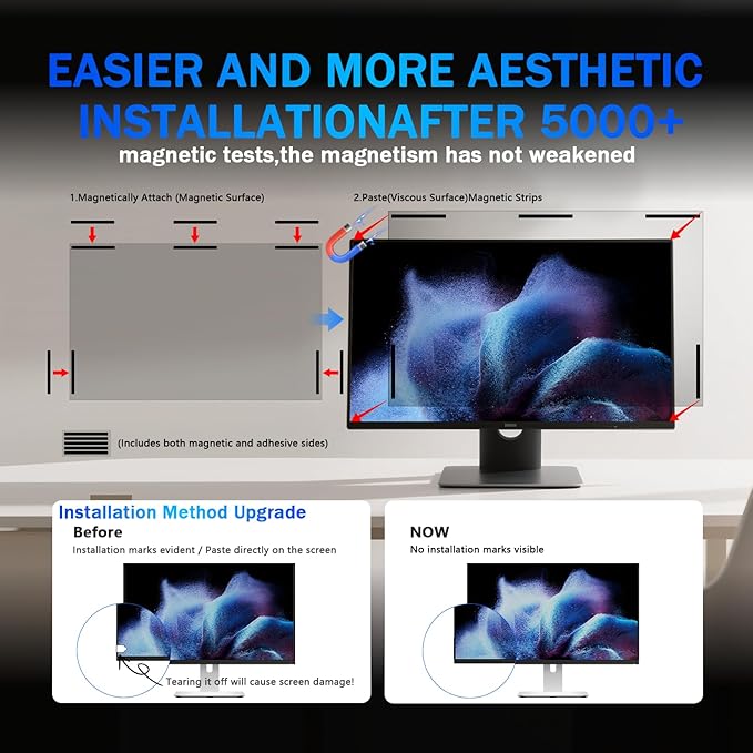 Magnetic Computer Privacy Screen Filter 27 Inch - Image 8