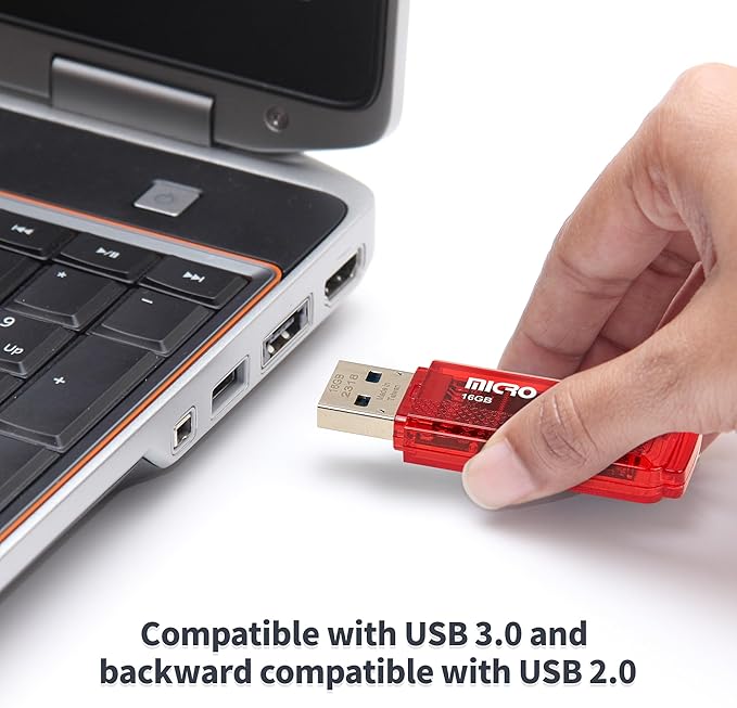 INLAND Micro Center SuperSpeed 10 Pack 16GB USB 3.0 Flash Drive Gum Size Memory - Image 4