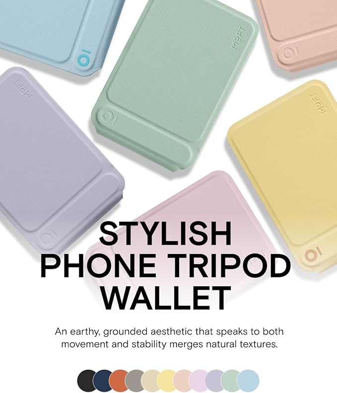 MOFT Phone Tripod Wallet for iPhone, Mulit-Angles, Lightweight & Portable Phone - Image 7