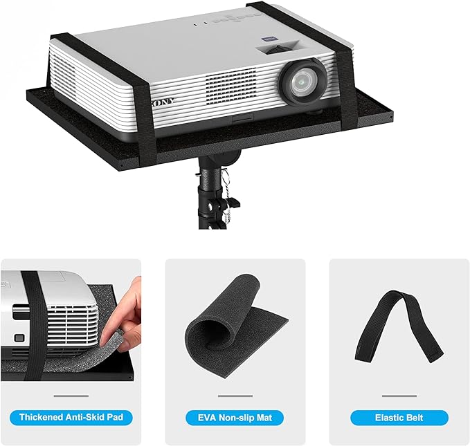 Projector Stand Tripod, Laptop Tripod Stand Adjustable Height from 23.5 to 63.5 - Image 5