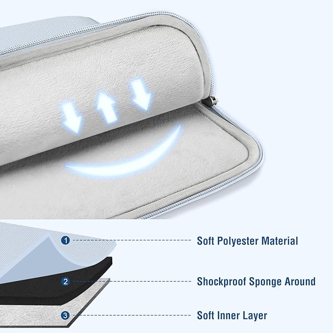 MOSISO Laptop Case 13.3 inch, 13-13.3 inch Laptop Sleeve Compatible - Image 3