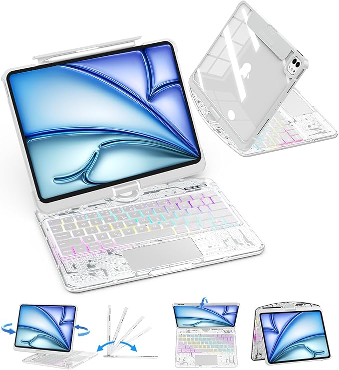 SIEBITU Clear Wireless Keyboard Case by SIBEITU
