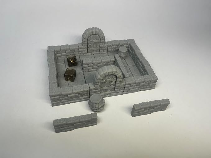 Miniature RPG Modular Tile System 18mm or 28mm DND Terrain Building Accessories - Image 5