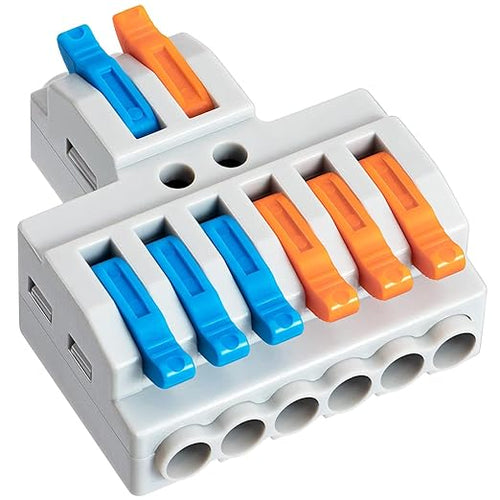 10PCS Lever Wire Connectors, Quick Wiring Cable Connectors, Compact Push-in by BOJKEON