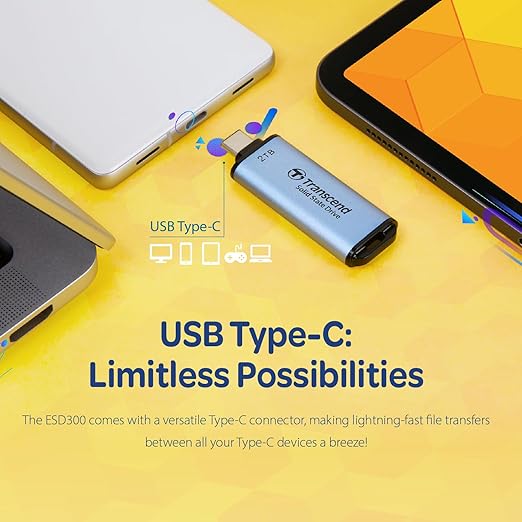 Transcend 1TB External SSD, USB 3.2 Gen2, Portable SSD - Image 4