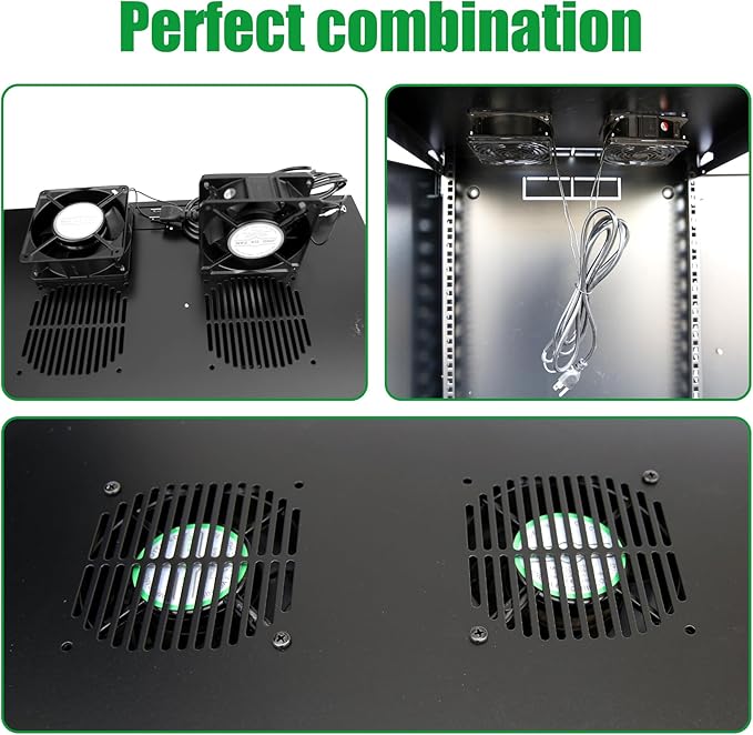 6U Server Cabinet Wall Mount Rack Enclosure - Image 7