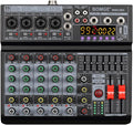 BOMGE 06A Professional 6 Channel DJ Audio Mixer, DJ Controller Sound Mixer by BOMGEMusicStudio