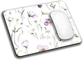 Purple Floral Potted Plants Mouse Pads by EASTSMOOTH